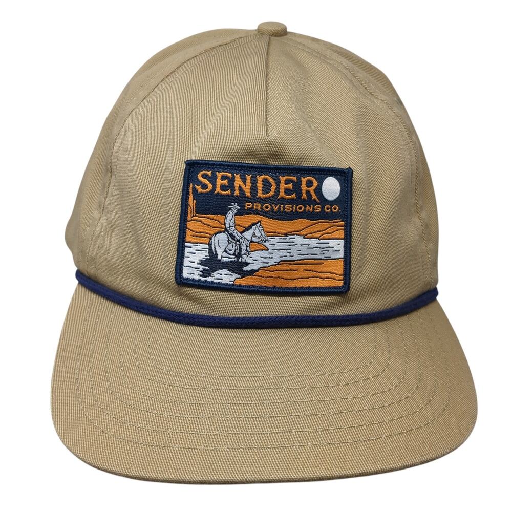 Sendero Provisions Co Snapback Rope Hat Brown One Size Adjustable